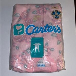 Carter's Pink Floral Toddler Blanket Sleeper Size 4